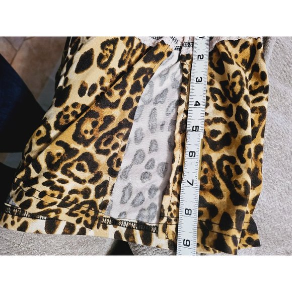 Alunalevi light weight Waffle knit Tee Animal print Size XL New Short sleeve - Picture 5 of 7